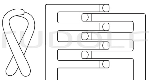RU 4735-20 / Écarteur Cone, Mousse, 3 x 4 Dents 21 cm