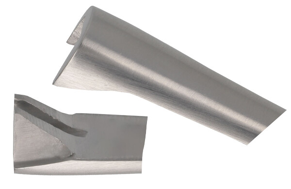 RU 7191-08 / Pince Utérine Museux, 24cm, Courbée Lat.