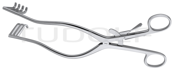 RU 4741-27 / Retractor Adson, Blunt 26,5cm
, 10 1/2", 3x4 Teeth