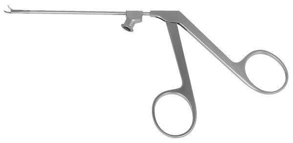 RU 7894-60/03 / Bellucci Micro Scissors, Sh/Sh, Curved Left, 8 cm - 3 1/4", Shaft-Ø 2.0 mm