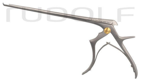 RU 6453-52 / Rongeur Kerrison, Cutting Upwards 40° Standard, Thin Foot Plate, 20cm, 8", 2mm
