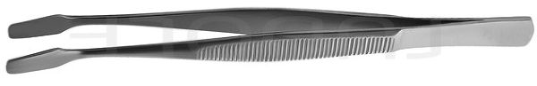 RU 4392-10 / Kühne Forceps, Cvd., 10,5cm
