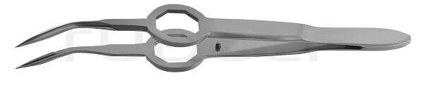 RU 4376-11 / Pinza Per Sutura Barraquer, Angolata 11,5 cm