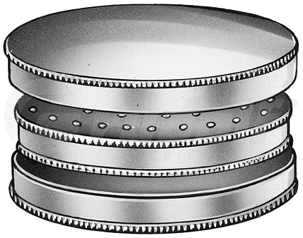 RU 8916-01 / Scatola Per Aghi, Rotonda 65x16mm