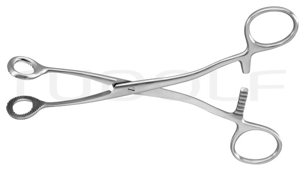 RU 8450-16 / Pinza Tiralingua Collin Finestrata 16cm