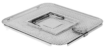 CS141-000 / Couvercle 240 x 240 mm Pour Paniers En Tôle Perforée 240x240mm