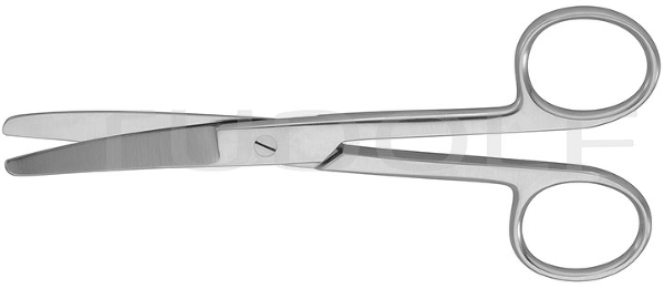 RU 1011-11 / Scissors, Bl/Bl, Cvd., Fig. 1 11,5 cm, 4,5"