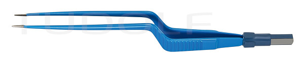 HF520-118 / Pinza Bipolar Estándar, Bayoneta, Recta, Conector Plano, 1 mm, 18 cm