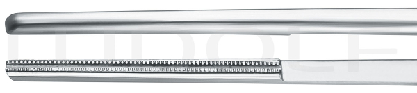 RU 7581-24 / De Bakey Atrauma Forceps, 2,0 mm, Str., (L) 25 cm - 10"