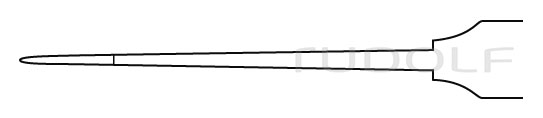 RU 4075-18 / Mikro-Pinzette Austin, ger. 18,0 cm