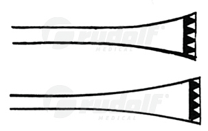 RU 6509-16 / Lockwood-Allis Forceps, 16cm
