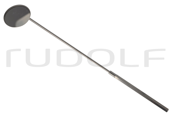 RU 8660-28 / Laryng. Mirror, W/Handle, Fig. 9, 28mm
