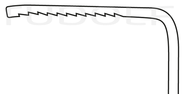 RU 4718-25 / Henley Central Blade 16x25 mm