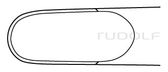 RU 5600-22 / Pince Gouge Stille-Luer, Droite 22 cm, 10 mm