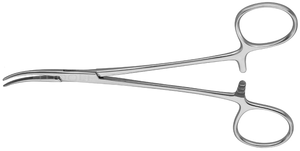 RU 3328-14 / Ligature Fcps Baby-Mixter, Fine, Cvd. 14 cm, 5,5"