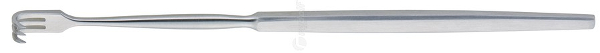 RU 4462-03 / Retractor, Fine, Sharp, 3 Prongs 16,0cm
, 6 1/4"