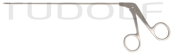 RU 8649-03/06 / Micro Sciss., Cvf. Lft, FF-MOV. Shaft Length 18cm
/7", Conicø2/3mm
, Jaw 2mm
