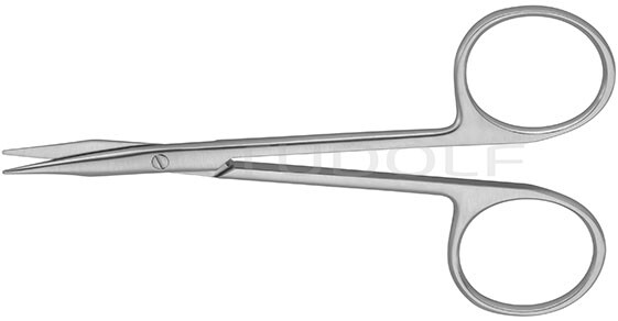 RU 2441-11 / Forbice Stevens, Curva, 11.5 cm - 4 1/2"