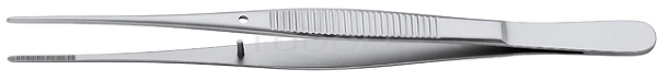 RU 4040-12 / Dressing Forceps Semken, Straight, 12.5 cm - 5"