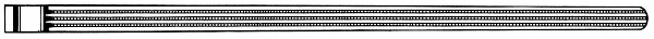 RU 6552-28 / Darmklemme Kocher, Atrauma, Gerade, (L) 28 cm