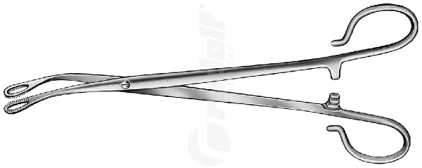 RU 8559-20 / Abraham Tonsil Grsp. Fcps., 8"
