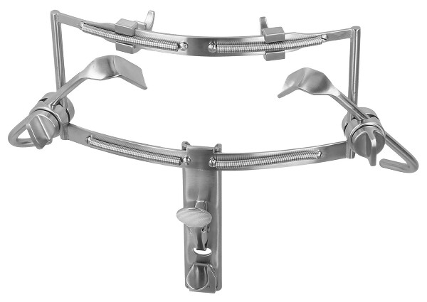 RU 8383-10 / Abre Boca Dingmann Solo, Con 2 Carrilleras Con 2 Ganchos P. Dientes Y Pasahilos