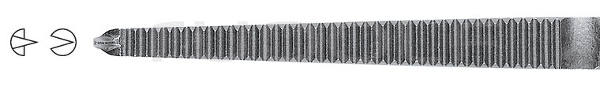 RU 3082-15 / Delic. Hemost. Fcps Leriche, Str., 1x2T. 15 cm - 6"