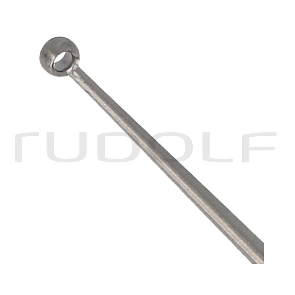 RU 7904-10 / Curette Buck, Figure 0,Curved, Sharp, I Ø 1.5 mm, O Ø 2.7 mm, 14.5 cm - 5 3/4"