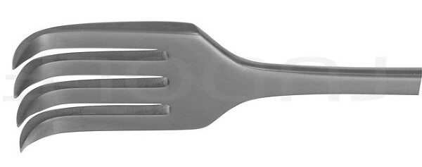 RU 7178-26 / Pince Utérine Pratt, 26 cm