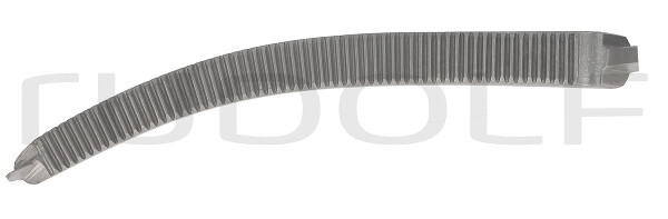 RU 3011-24 / Pinza Hemostática Ochsner-Kocher, Curva, 1x2 Dientes, 24 cm