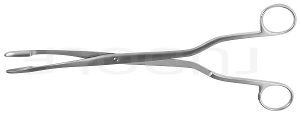 RU 7411-01 / Pinza Per Aborto Winter, Curva, Fig. 1 28cm