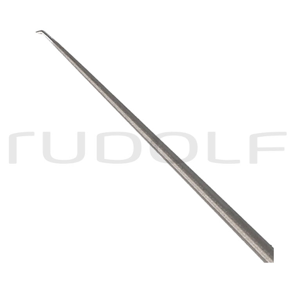 RU 7907-04/08 / Ear Hook Shambaugh, Sharp, Angled 45°, 0.8 mm, 16 cm - 6 1/4"