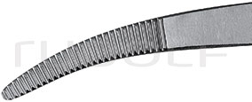 RU 3164-02 / Delicate Haemostatic Frcps, Moynihan, Crvd., 15 cm  -6"