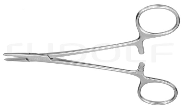 RU 5918-18 / Needle Holder Halsey , Str., Smooth 13cm, 6"