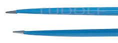 HF532-522 / Bipol. Pinzette, Flachstecker, Ger., Titan, Bayonettf. Geb., 22cm
, 0,5x5mm
, Standard
