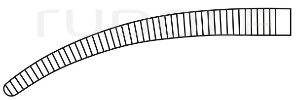 RU 3021-14 / Pinza Emostatica Pean, Delicata, Curva 14,0 cm