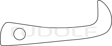 RU 6310-20 / Skull Cutting Fcps, Dahlgren, W. 2 Exr. Hook 20 cm - 8"