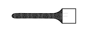 RU 6059-70 / Porte-Aiguille Micro-Ryder, TC, Droit 20 cm