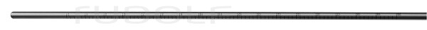 HY029-111 / Chem. Hyst. CO2 Diagnost., Robinet Pivot. 30°, 4 mm, Longueur Utile 267 mm