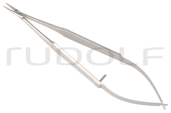 RU 5850-15G / Needle Holder Microgrip, Stand., Flat Hdl. Str., W/O. Ratchet, 15cm, 6"