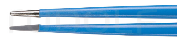 HF520-118 / Bipol. Pinzette, Flachstecker, Bayonettf., 18cm, 1,0mm, Standard