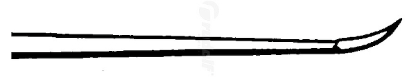 RU 7906-01/05 / Mucosa Knife Tabb, 16 cm - 6 1/4"