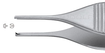 RU 4133-03 / Pinzette Chir. Adson, 1x2Z. 12,0 cm