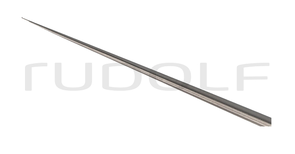 RU 7907-10/06 / Micro Hook, Sharp, Right, Angled 90°, 0.6 mm, 16 cm - 6 1/4"