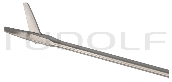 RU 8115-00 / Tijera De Sinuscopia, Dentada, Recta, 13 cm, Con LUER-LOCK