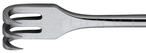 RU 4500-03 / Retractor Volkmann, Sharp, 3 Prongs 22,5 cm
/8 3/4"