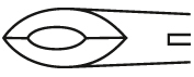 RU 8091-03 / Laminektomiezange Weil-Blakesley, 45° Aufgebogen, Maulbreite 4,5 mm,