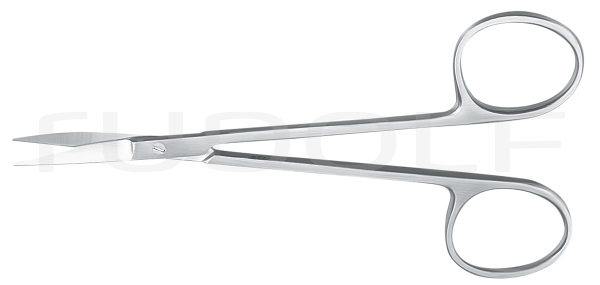 RU 2419-11 / Delicate Scissors Fino, Curved, (L) 11.5 cm - 4 1/2"