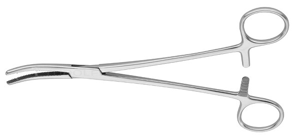 RU 3385-23 / Pinza Per Parametrio Heaney, Curva, 2D 23,0 cm