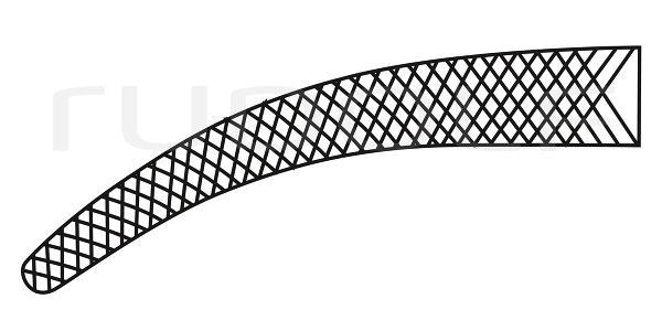 RU 3137-12 / Hemost. Fcps, Cvd., Cross Serr. 12 cm, 4,75"
